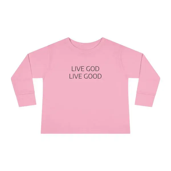 LIVE GOD LIVE GOOD Toddler Long Sleeve Tee TM - Image 10