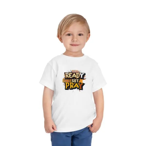 READY SET PRAY Toddler Short Sleeve Tee TM - Image 4