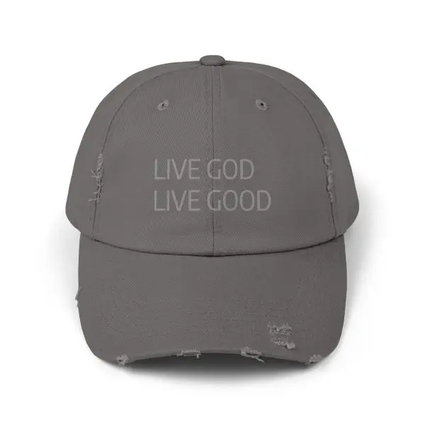 A Hat Distressed LIVE GOD LIVE GOOD TM - Image 13