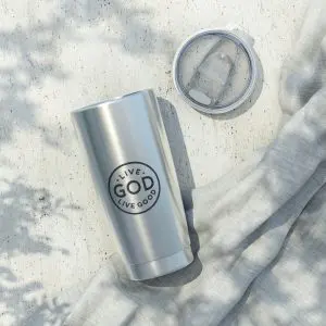Cup Vagabond 20oz Tumbler LIVE GOD LIVE GOOD TM