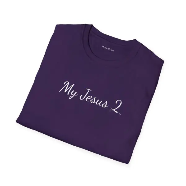 My Jesus 2 Unisex Softstyle T-Shirt White Letters TM - Image 20