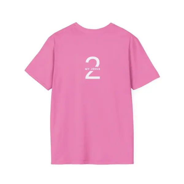 My Jesus 2 Front & Back Logo Unisex Softstyle T-Shirt TM - Image 14