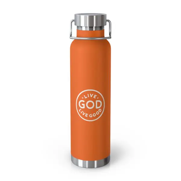 Copper Vacuum Insulated Bottle, 22oz LIVE GOD LIVE GOOD TM - Image 7