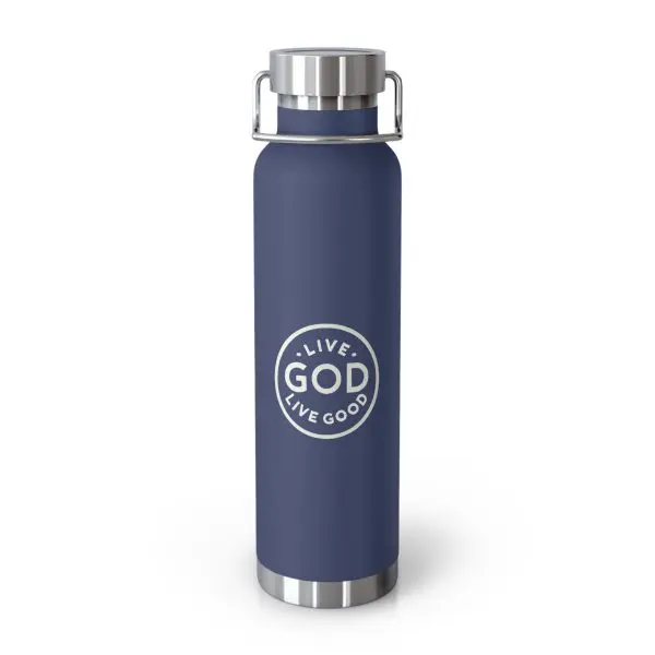 Copper Vacuum Insulated Bottle, 22oz LIVE GOD LIVE GOOD TM - Image 13