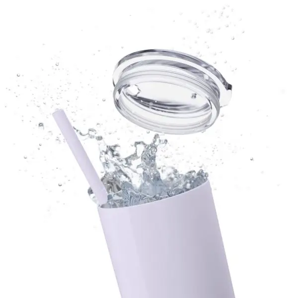 Cup Skinny Tumbler with Straw, 20oz My Jesus 2 TM - Image 33