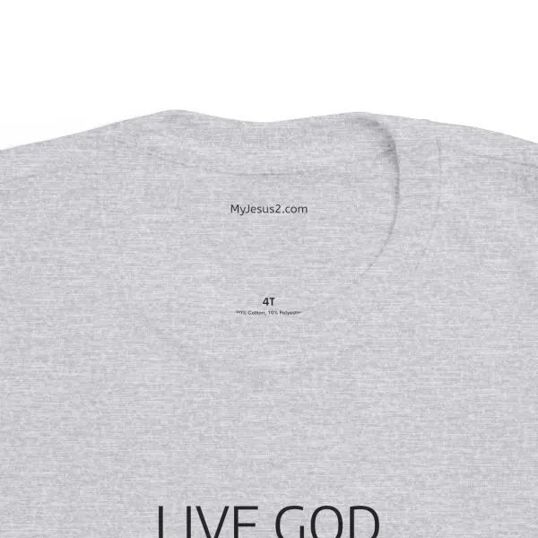 LIVE GOD LIVE GOOD Toddler's Fine Jersey Tee TM - Image 8