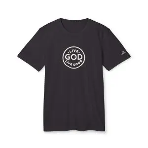 adidas Unisex Sport T-shirt LIVE GOD LIVE GOOD TM