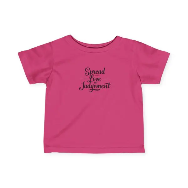 Infant Fine Jersey Tee Spread Love Not Judgement TM - Image 12