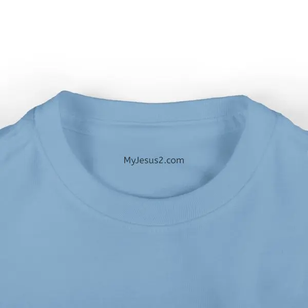 Infant Fine Jersey Tee I Love My Jesus I Give Him Hugs & Squeezes Black Letters TM - Image 2