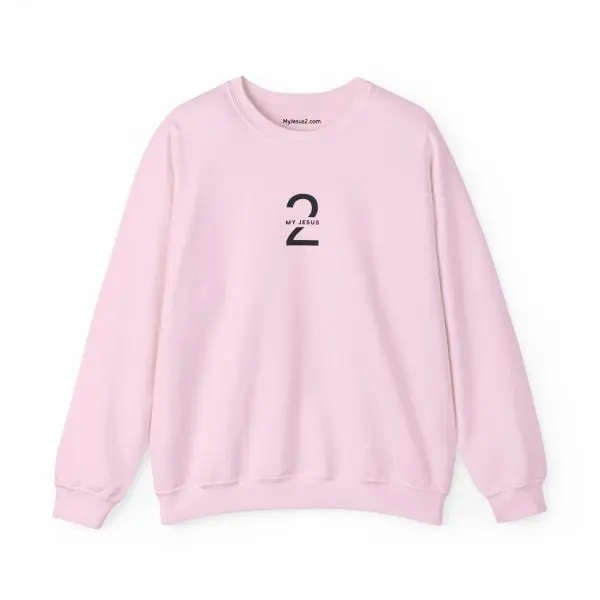 Unisex Heavy Blend Crewneck Sweatshirt My Jesus 2 Logo TM - Image 11