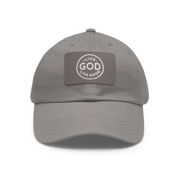 A Hat with Leather Patch (Rectangle) LIVE GOD LIVE GOOD TM - Image 21