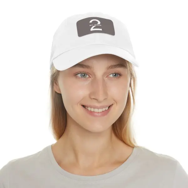 Hat with Leather Patch (Rectangle) My Jesus 2 TM - Image 28