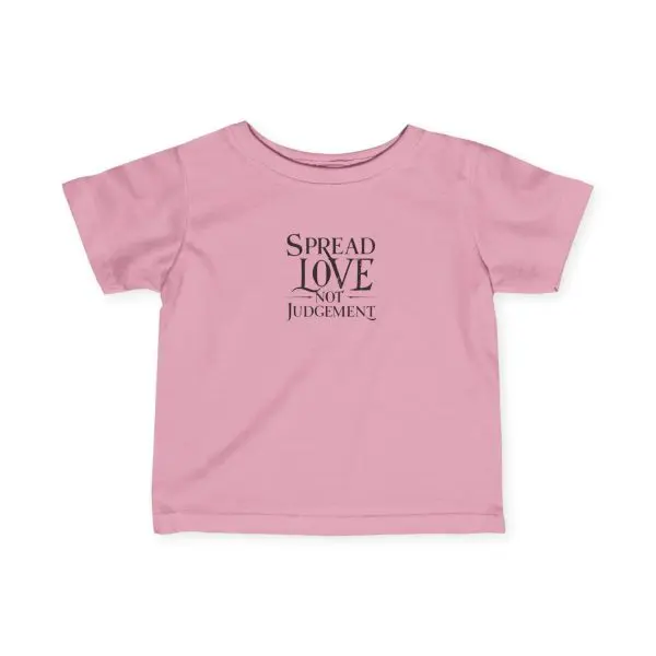 Infant Fine Jersey Tee Spread Love Not Judgement TM - Image 23