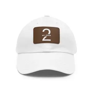 Hat with Leather Patch (Rectangle) My Jesus 2 TM