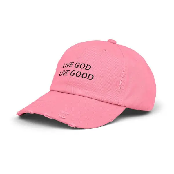 A Hat Distressed LIVE GOD LIVE GOOD TM - Image 22