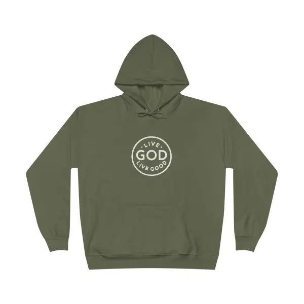 Unisex EcoSmart Pullover Hoodie Sweatshirt LIVE GOD LIVE GOOD TM - Image 13