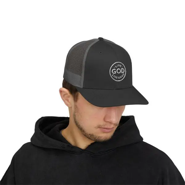 A Hat Snapback Trucker Cap LIVE GOD LIVE GOOD TM - Image 8