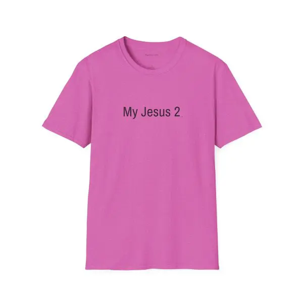 My Jesus 2 Unisex Softstyle T-Shirt Black Letters TM - Image 21
