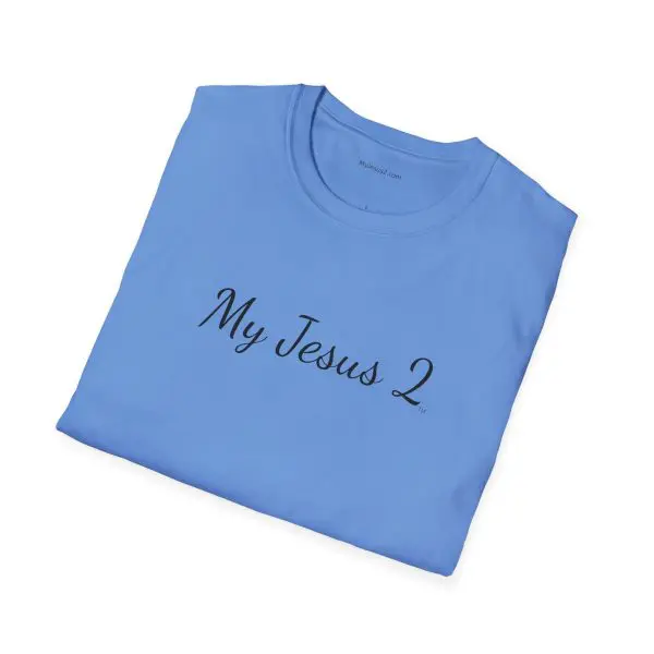 My Jesus 2 Unisex Softstyle T-Shirt Black Letters TM - Image 12