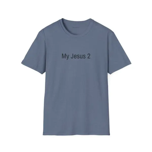My Jesus 2 Unisex Softstyle T-Shirt Black Letters TM - Image 15