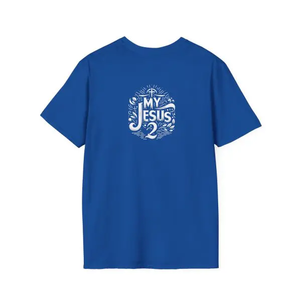 My Jesus 2 w/ Picture On Back Unisex Softstyle T-Shirt TM - Image 14