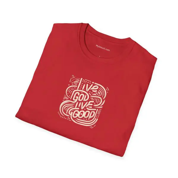 LIVE GOD LIVE GOOD Unisex Softstyle T-Shirt TM - Image 2