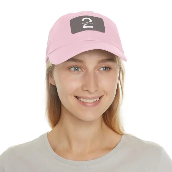 Hat with Leather Patch (Rectangle) My Jesus 2 TM - Image 20