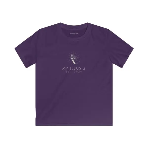 Kids Softstyle Tee My Jesus 2 TM - Image 6