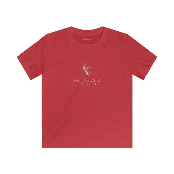 Kids Softstyle Tee My Jesus 2 TM - Image 7