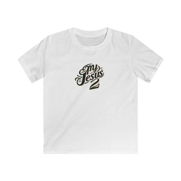Kids Softstyle Tee My Jesus 2 TM - Image 3