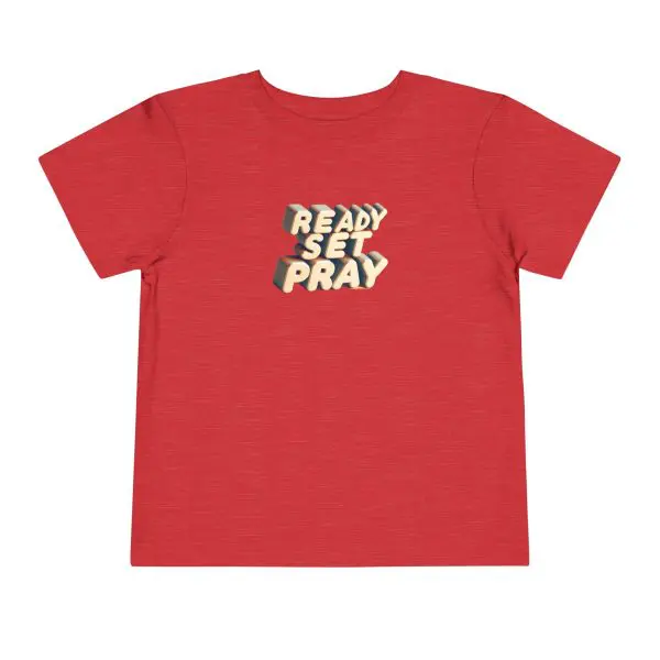 Toddler Short Sleeve Tee READY SET PRAY TM - Image 25