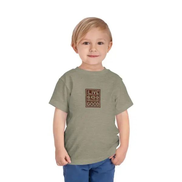 Toddler Short Sleeve Tee LIVE GOD LIVE GOOD TM - Image 2