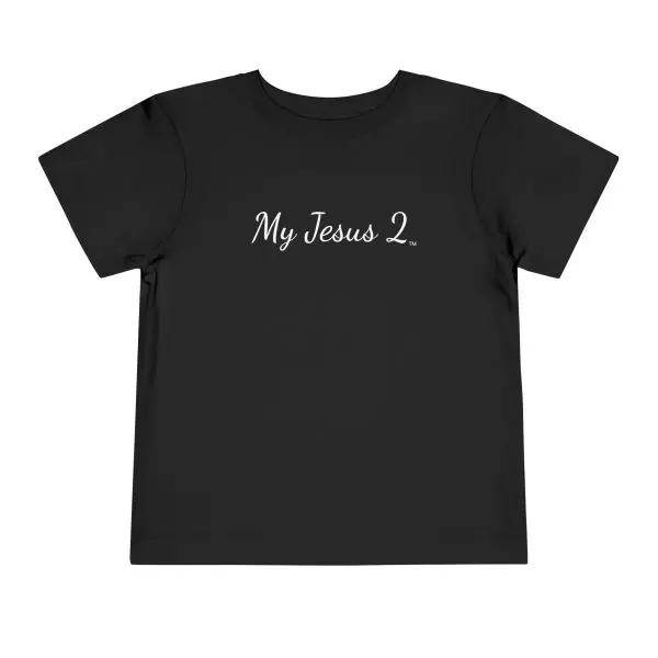 My Jesus 2 Toddler Short Sleeve Tee White Letters TM - Image 5