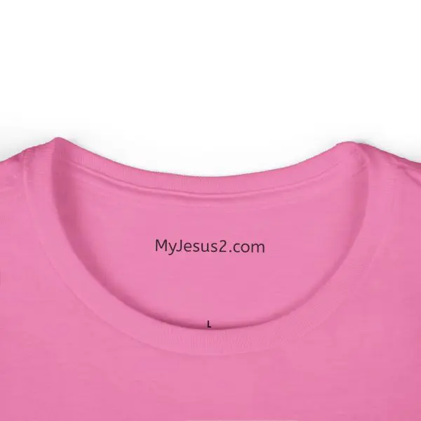 A Women's Softstyle Tee My Jesus 2 w/ Black Letters TM - Image 2