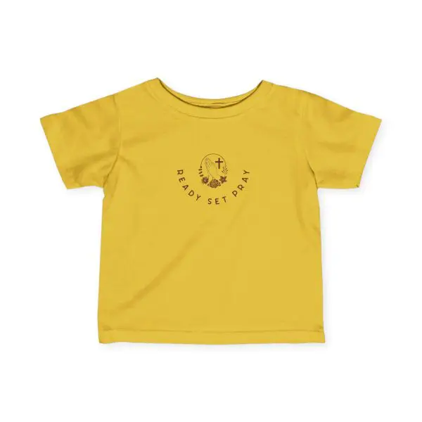Infant Fine Jersey Tee READY SET PRAY TM - Image 9