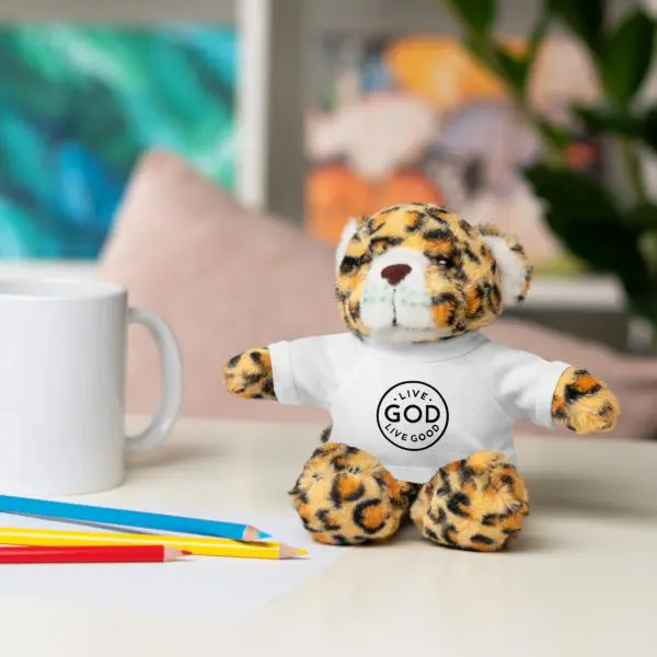 A Stuffed Animal with Tee LIVE GOD LIVE GOOD TM - Image 90