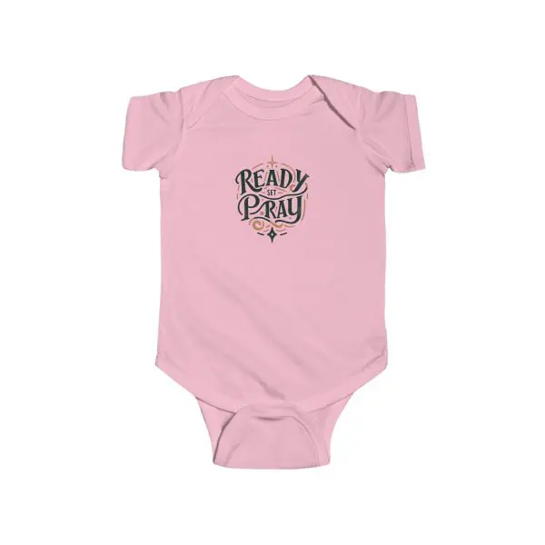 Infant Fine Jersey Bodysuit READY SET PRAY TM - Image 7
