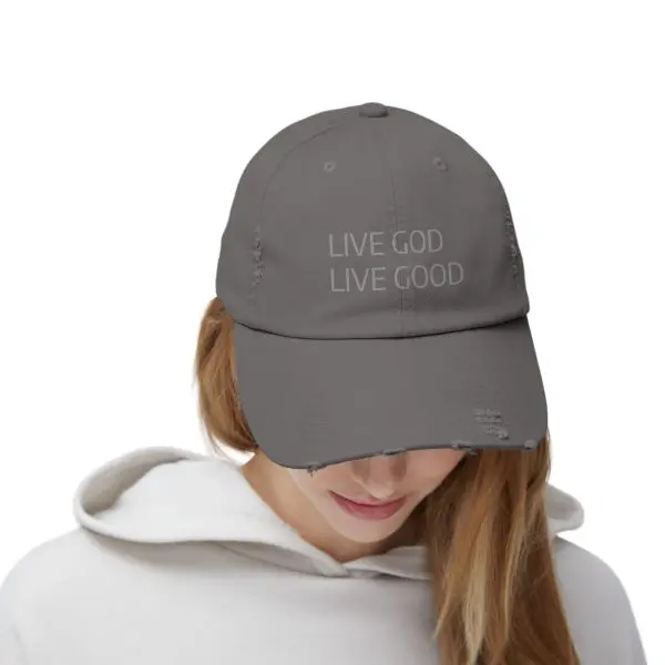 A Hat Distressed LIVE GOD LIVE GOOD TM - Image 15