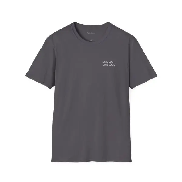 LIVE GOD LIVE GOOD White Label Unisex Softstyle T-Shirt TM - Image 3