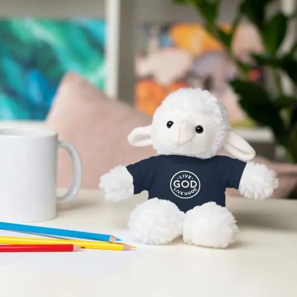 A Stuffed Animal with Tee LIVE GOD LIVE GOOD TM - Image 60
