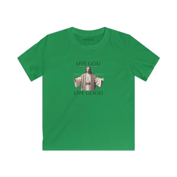 Kids Softstyle Tee LIVE GOD LIVE GOOD TM - Image 7