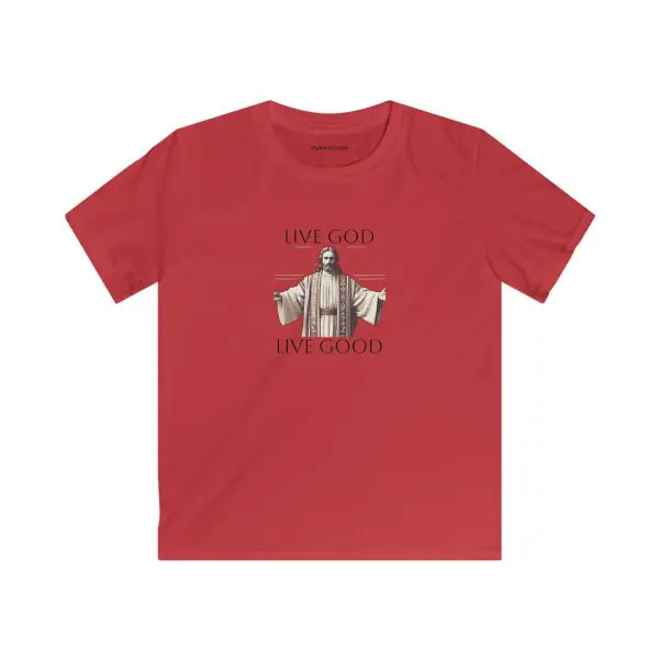 Kids Softstyle Tee LIVE GOD LIVE GOOD TM - Image 13