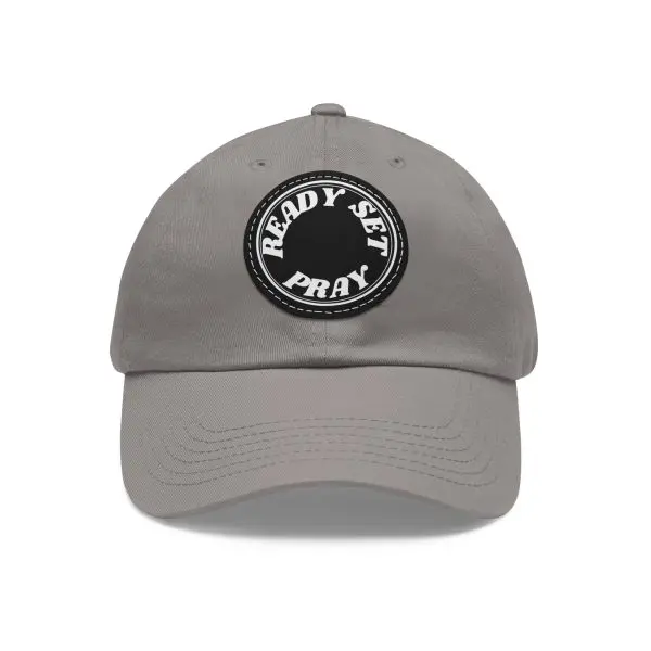 Hat with Leather Patch (Round) READY SET PRAY TM - Image 19