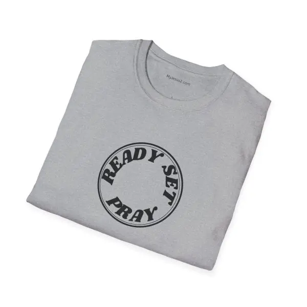 READY SET PRAY Unisex Softstyle T-Shirt TM - Image 8