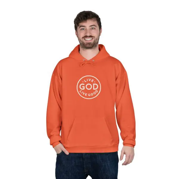 Unisex EcoSmart Pullover Hoodie Sweatshirt LIVE GOD LIVE GOOD TM - Image 9