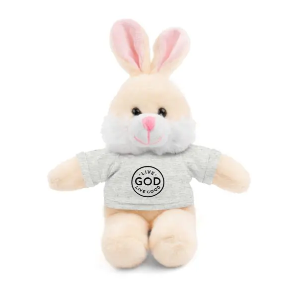 A Stuffed Animal with Tee LIVE GOD LIVE GOOD TM - Image 5