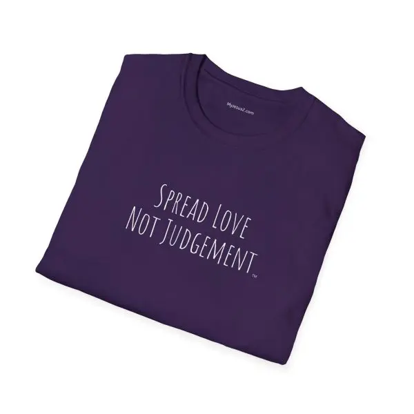 Spread Love Not Judgement Unisex Softstyle T-Shirt TM - Image 18