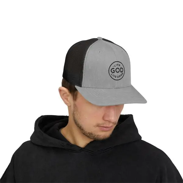 A Hat Snapback Trucker Cap LIVE GOD LIVE GOOD TM - Image 3