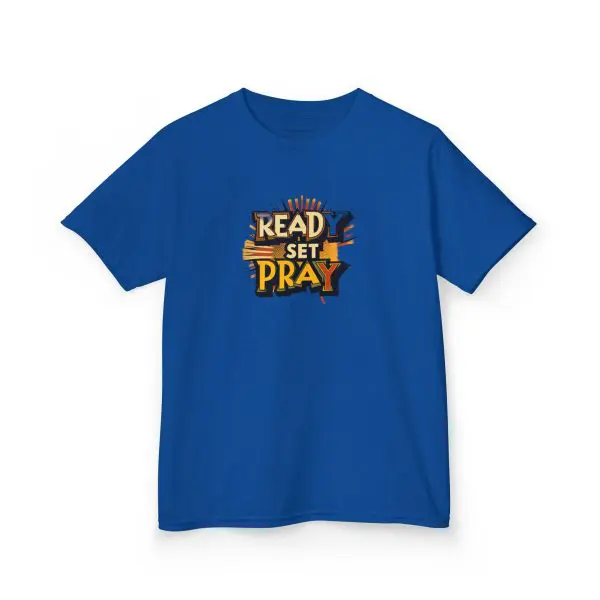 READY SET PRAY Kids Heavy Cotton Tee TM - Image 5