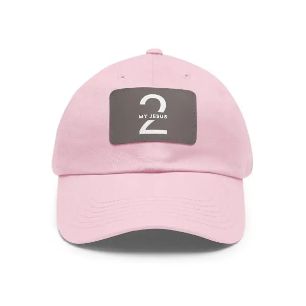 Hat with Leather Patch (Rectangle) My Jesus 2 TM - Image 17